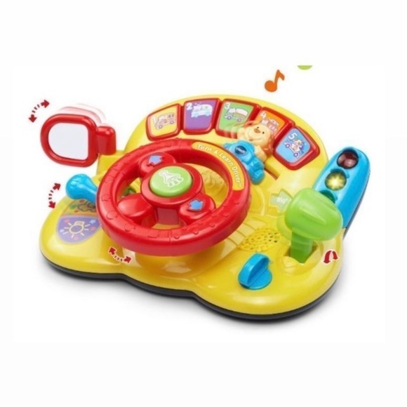 VTech Learn & Turn Driver, Yellow - Picture 8 of 14
